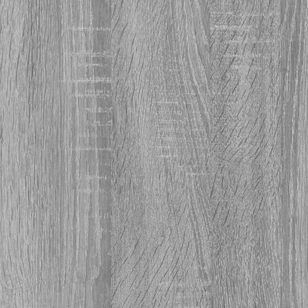 vidaXL Mueble zapatero madera contrachapada gris Sonoma 63x24x81 cm