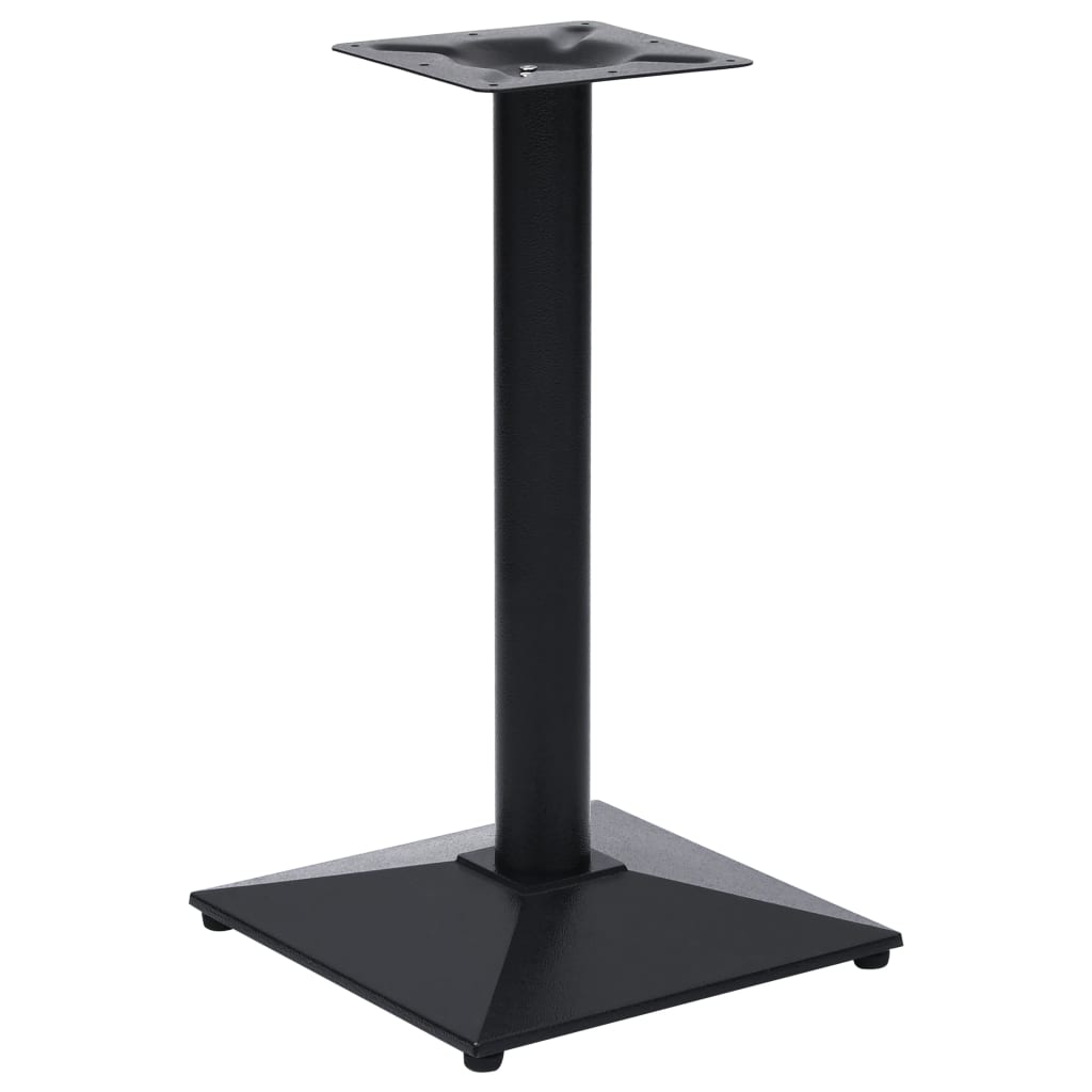vidaXL Pata de mesa de bistró hierro fundido negro 41x41x72 cm