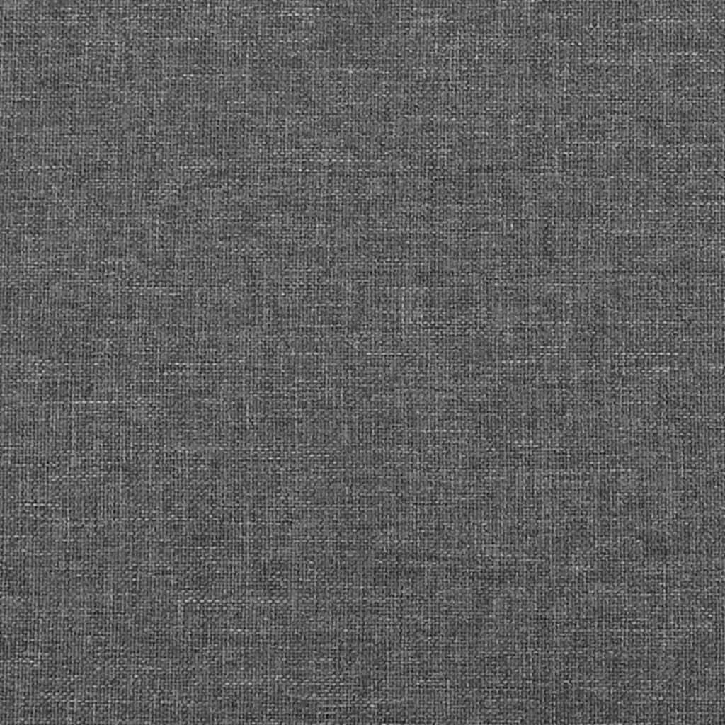 vidaXL Cabecero de tela gris oscuro 103x16x78/88 cm