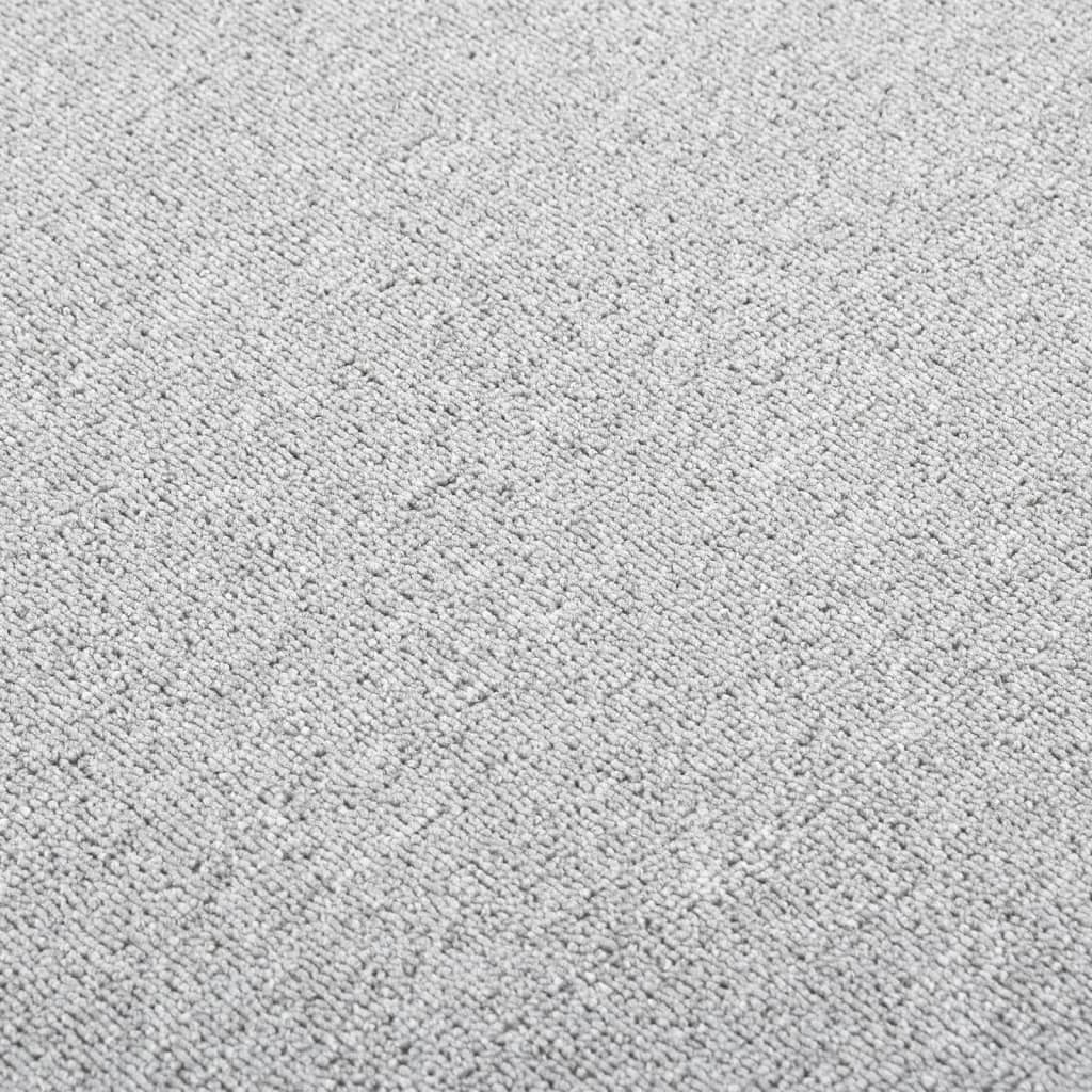 vidaXL Alfombra de pasillo gris claro 50x250 cm