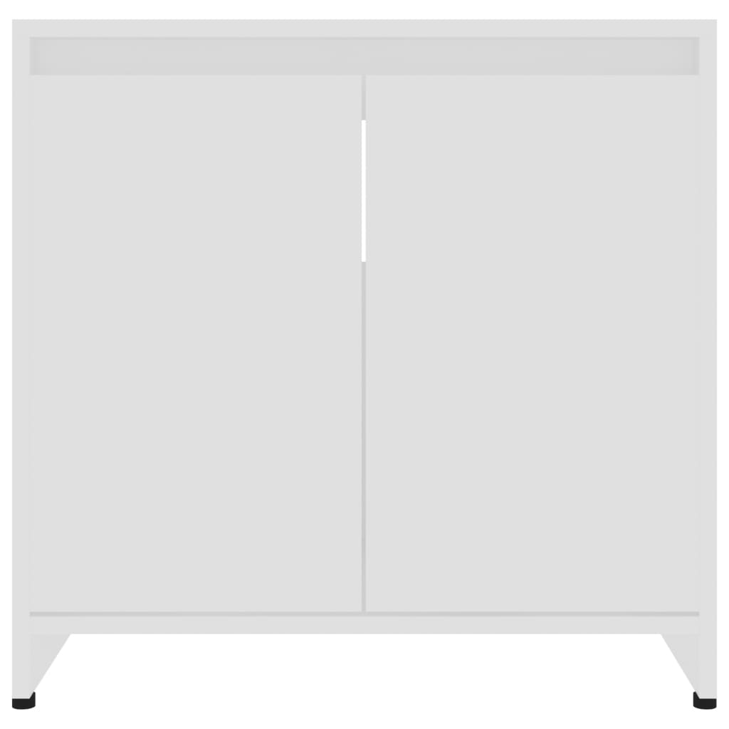 vidaXL Armario de baño madera contrachapada blanco 60x33x61 cm
