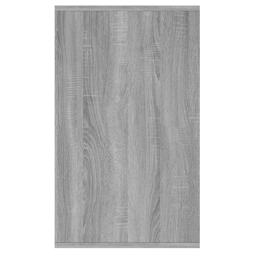 vidaXL Aparador de madera de ingeniería gris Sonoma 135x41x75 cm