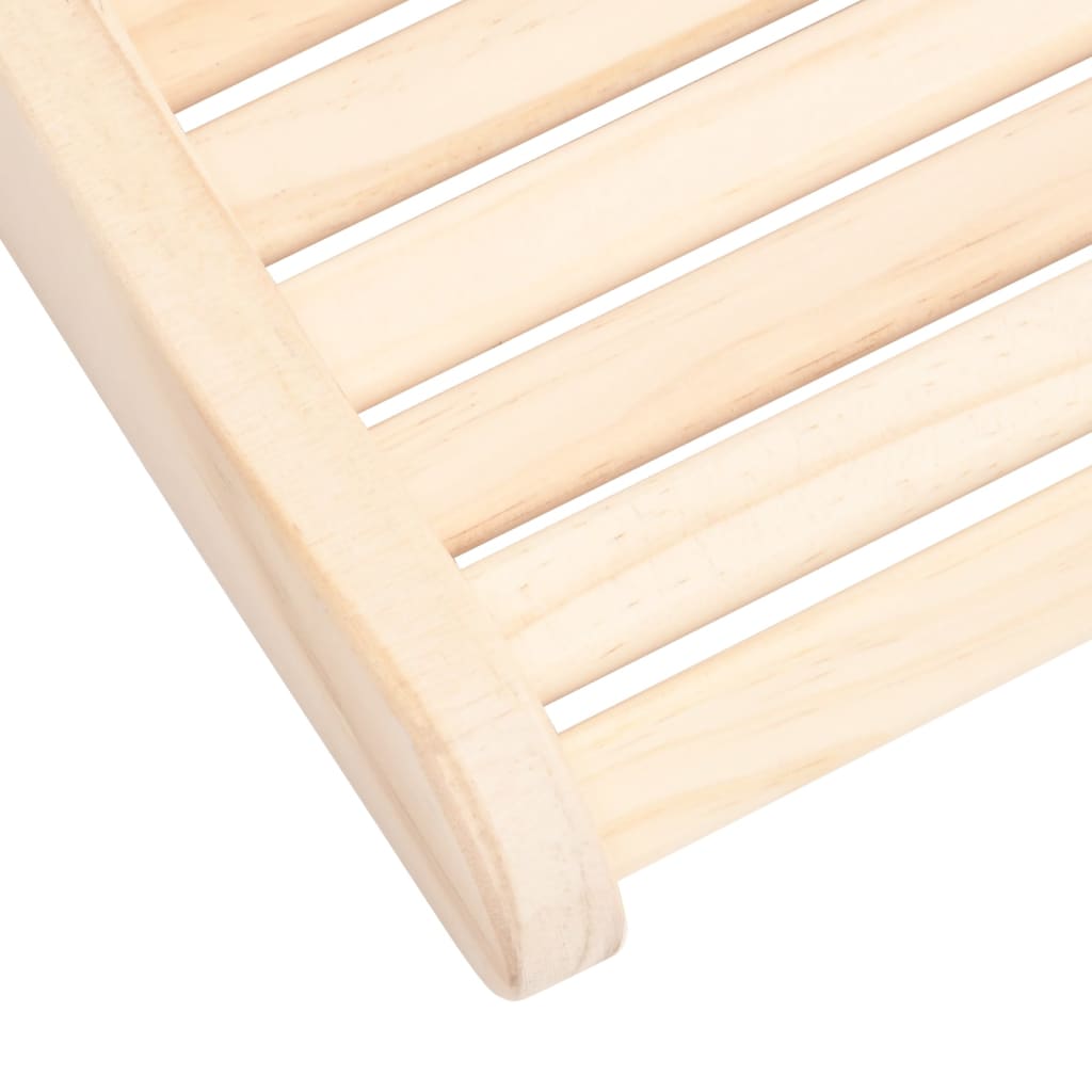 vidaXL Reposacabezas para sauna madera maciza de pino