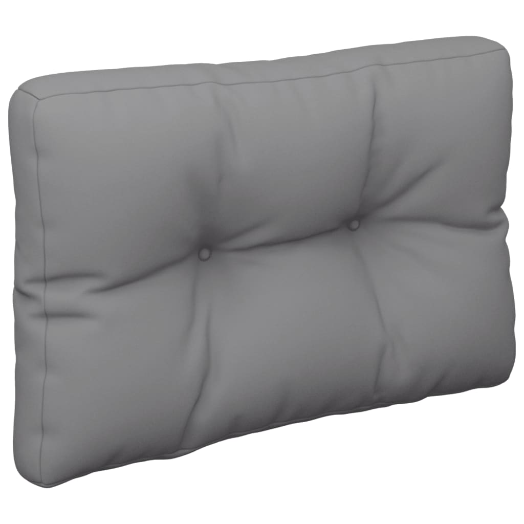 vidaXL Cojines para sofá de palets 2 unidades tela gris