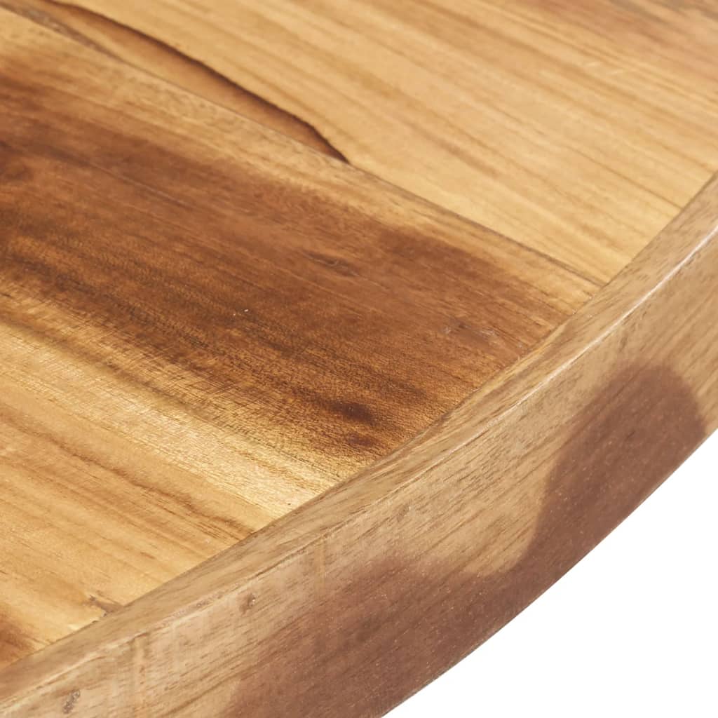 vidaXL Mesa de comedor madera acacia con acabado sheesham 140x80x75 cm