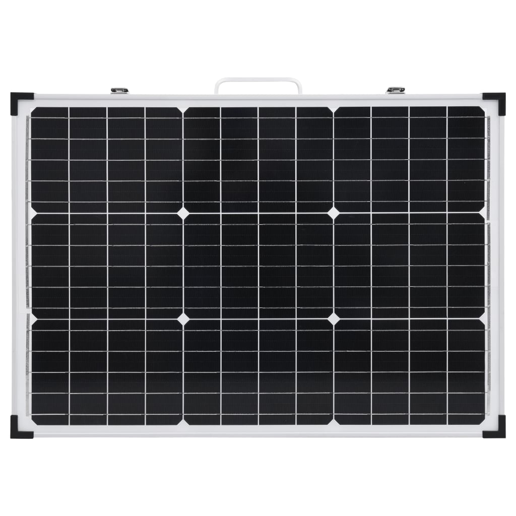 vidaXL Maletín con panel solar plegable 120 W 12 V