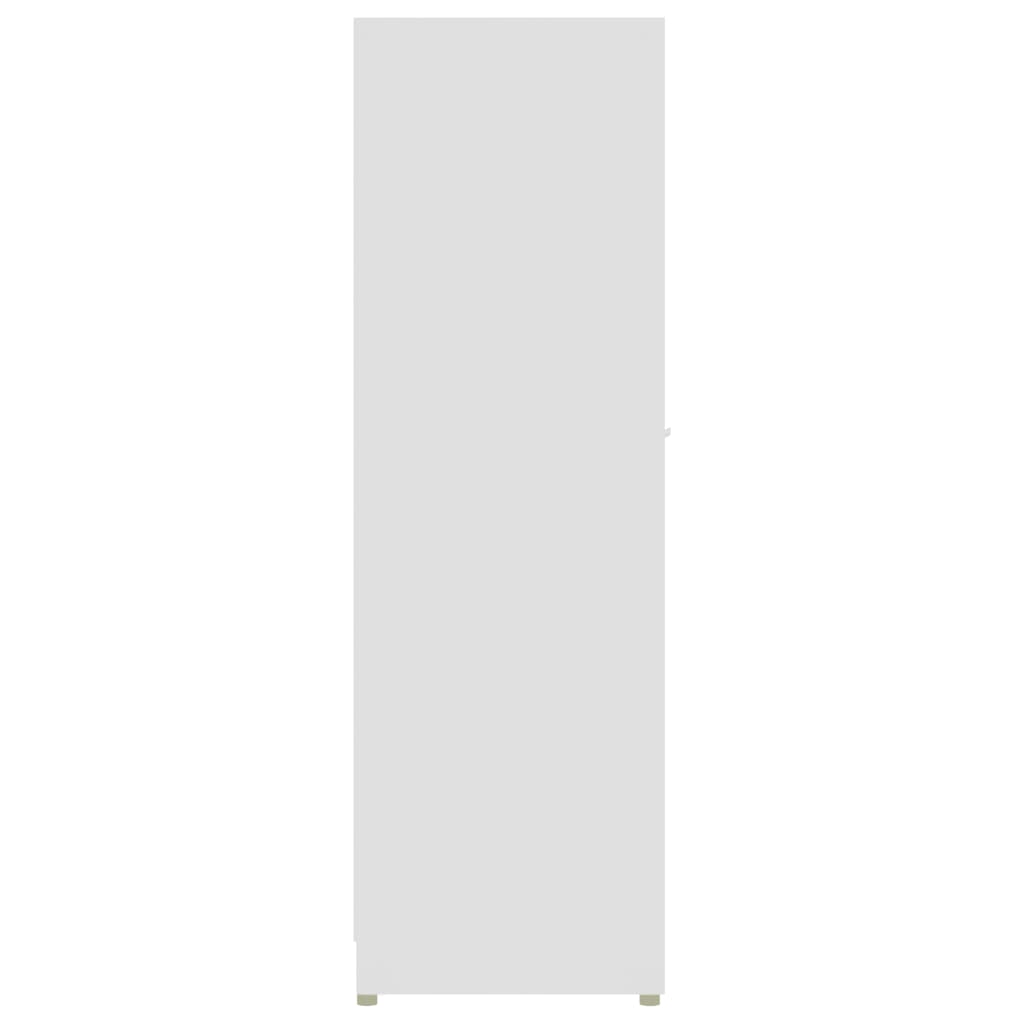 vidaXL Armario de baño madera contrachapada blanco 30x30x95 cm