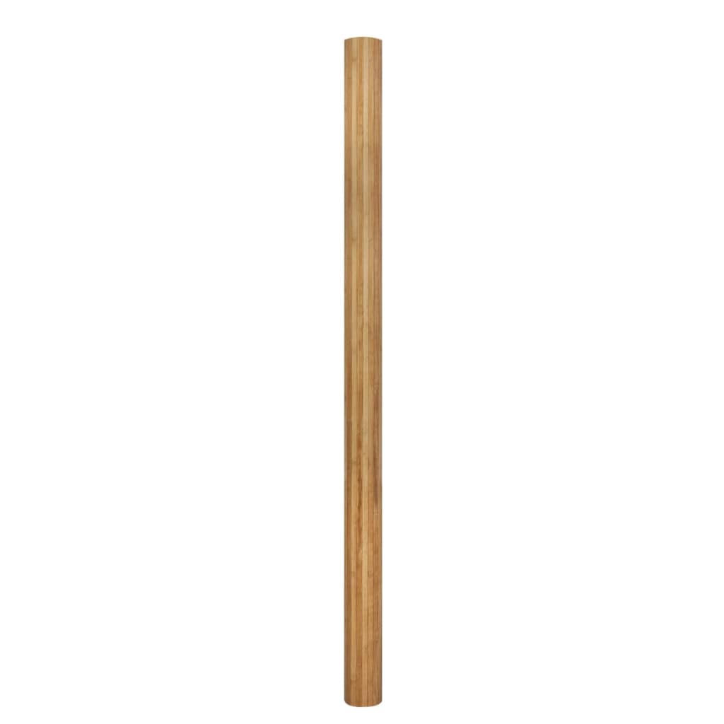 vidaXL Biombo divisor bambú natural 250x165 cm