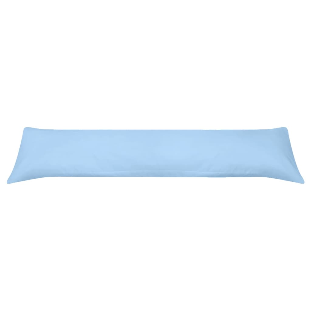 vidaXL Almohada corporal para dormir de lado 40x145 cm azul