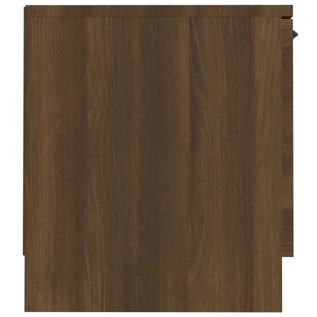 vidaXL Mueble para TV madera contrachapada roble marrón 140x35x40 cm