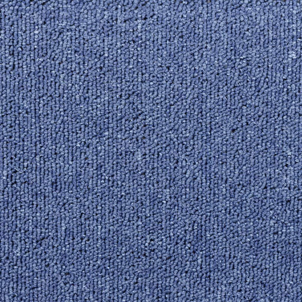 vidaXL Alfombrillas de escalera 15 unidades azul 65x24x4 cm