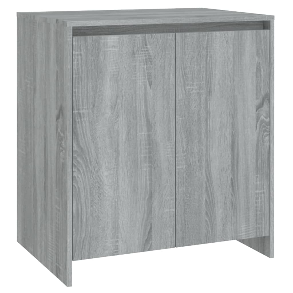 vidaXL Aparador de 3 piezas madera manufacturada gris Sonoma