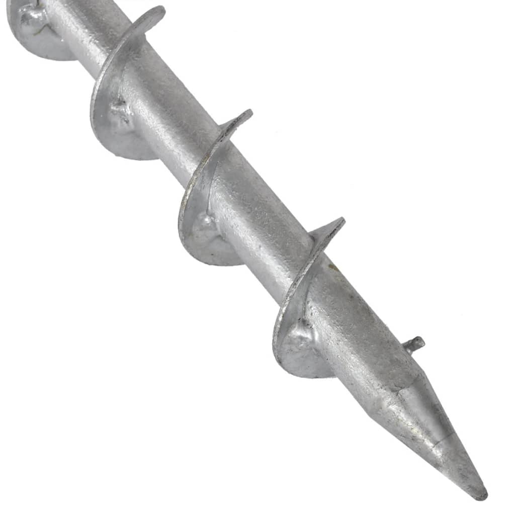 vidaXL Soporte para sombrilla de acero galvanizado 55 cm