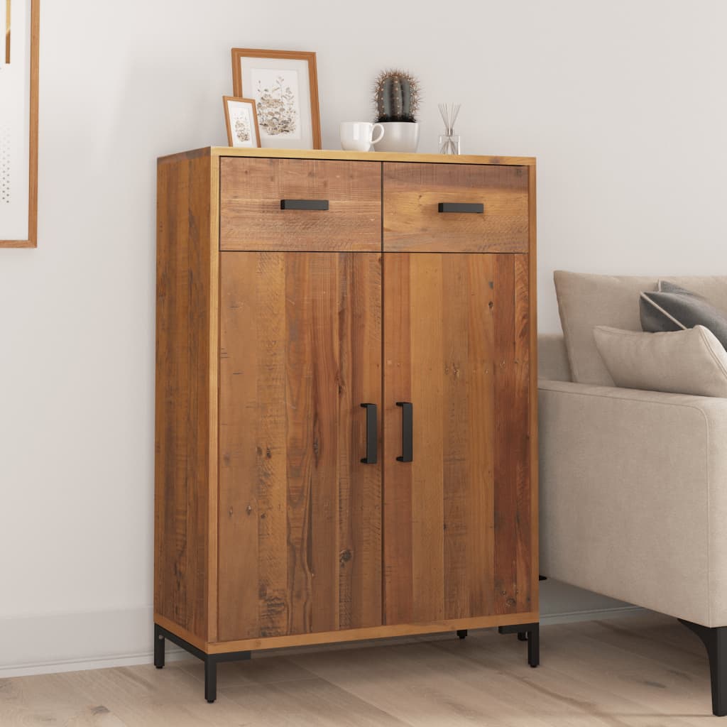 Mueble zapatero de madera de Paulownia marrón 50x28x98 cm vidaXL,  Zapatilleros, Los mejores precios