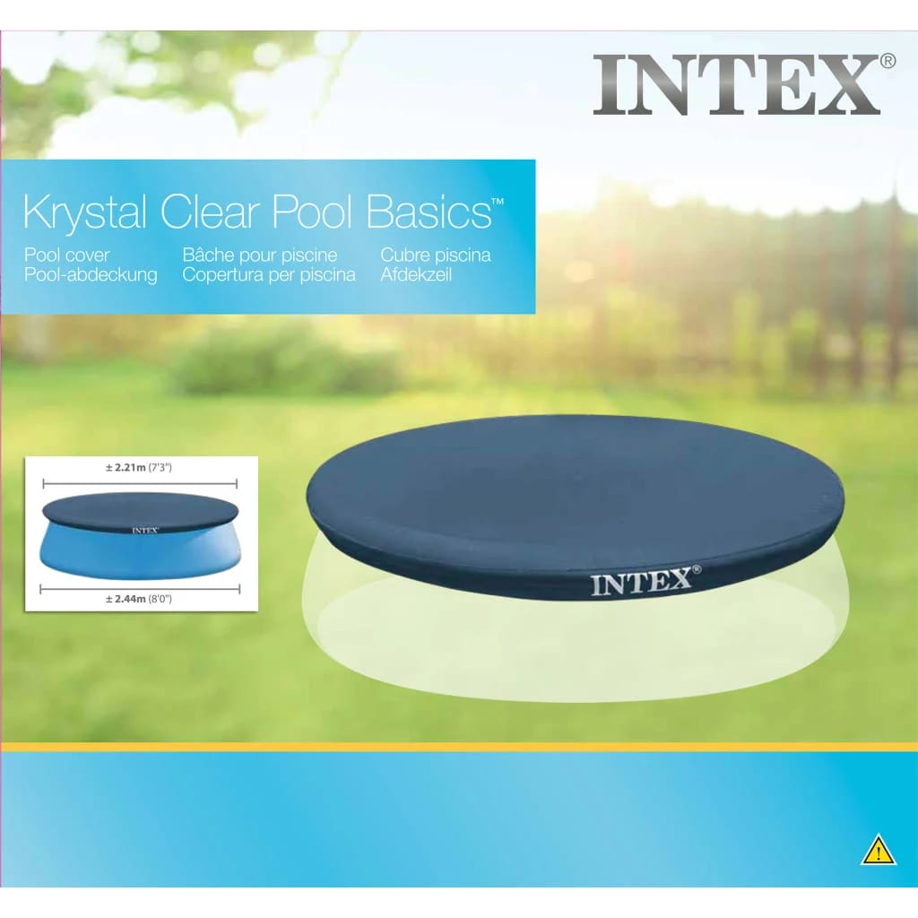 Intex Cubierta de piscina redonda 244 cm