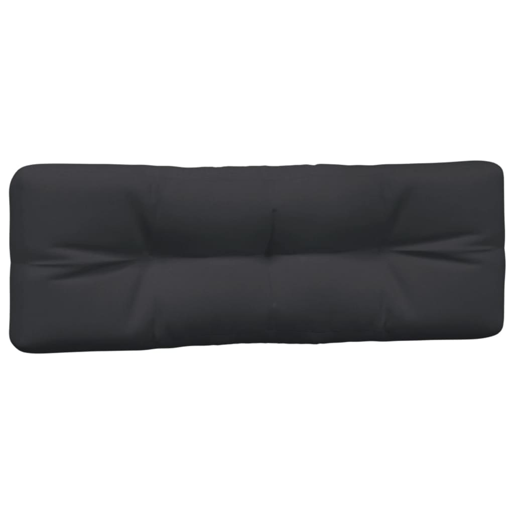vidaXL Cojines para sofá de palets 5 unidades tela negro