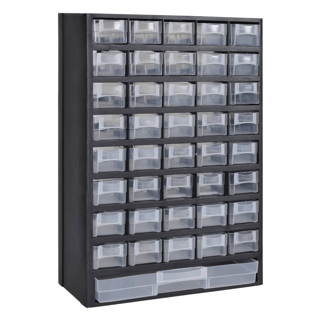 vidaXL Caja de herramientas armario almacenamiento plástico 41 cajones