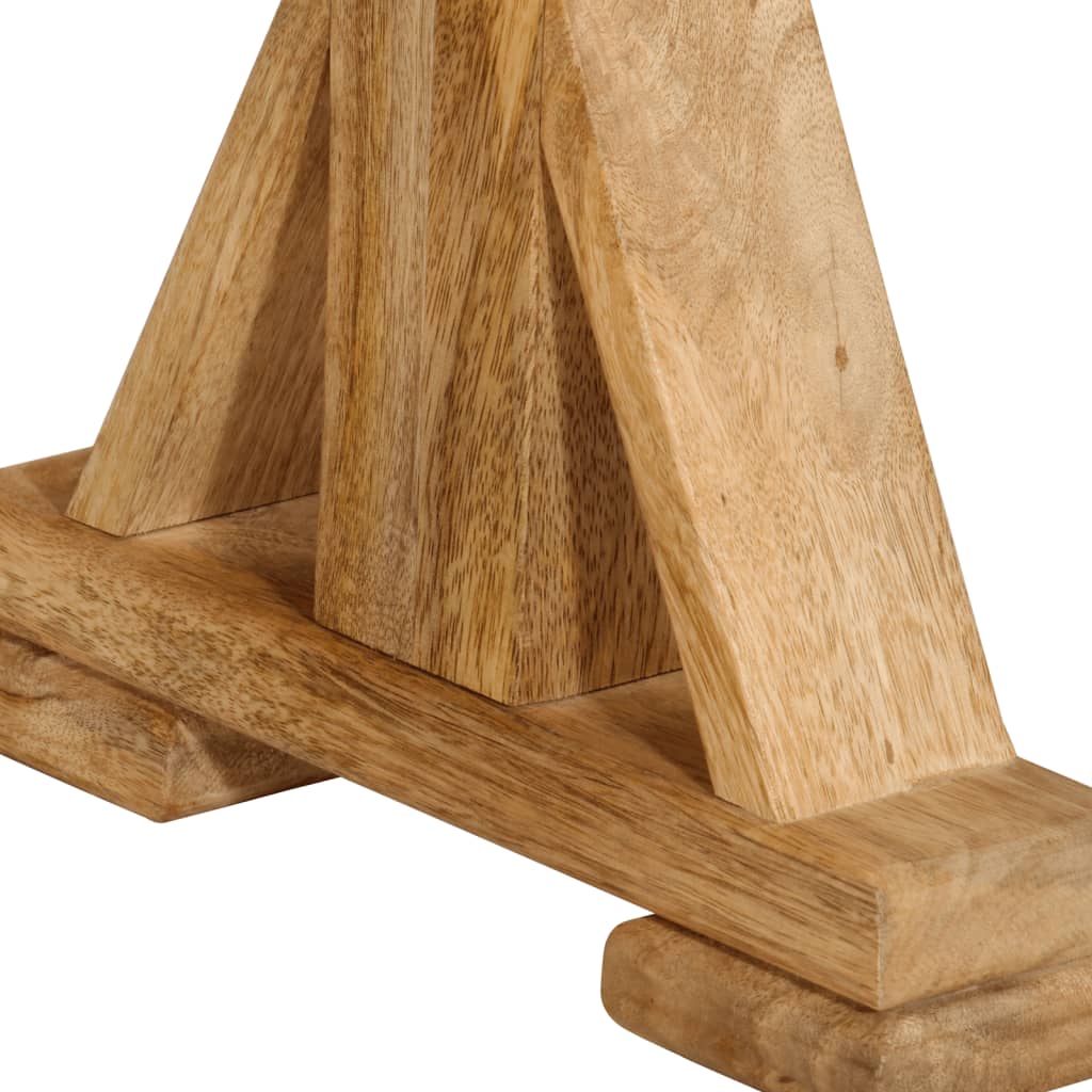 vidaXL Banco de madera maciza de mango 110x35x46 cm