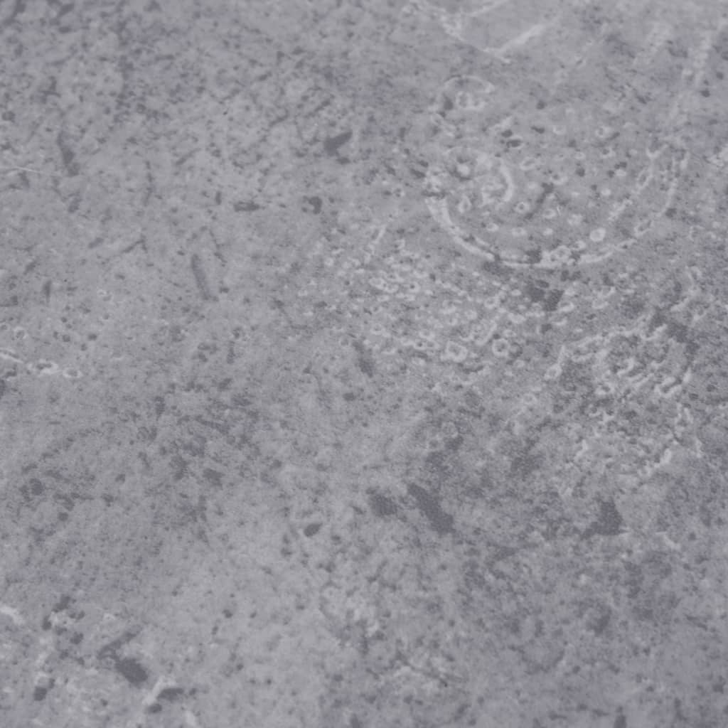vidaXL Lamas para suelo no autoadhesivos PVC gris cemento 4,46 m² 3 mm