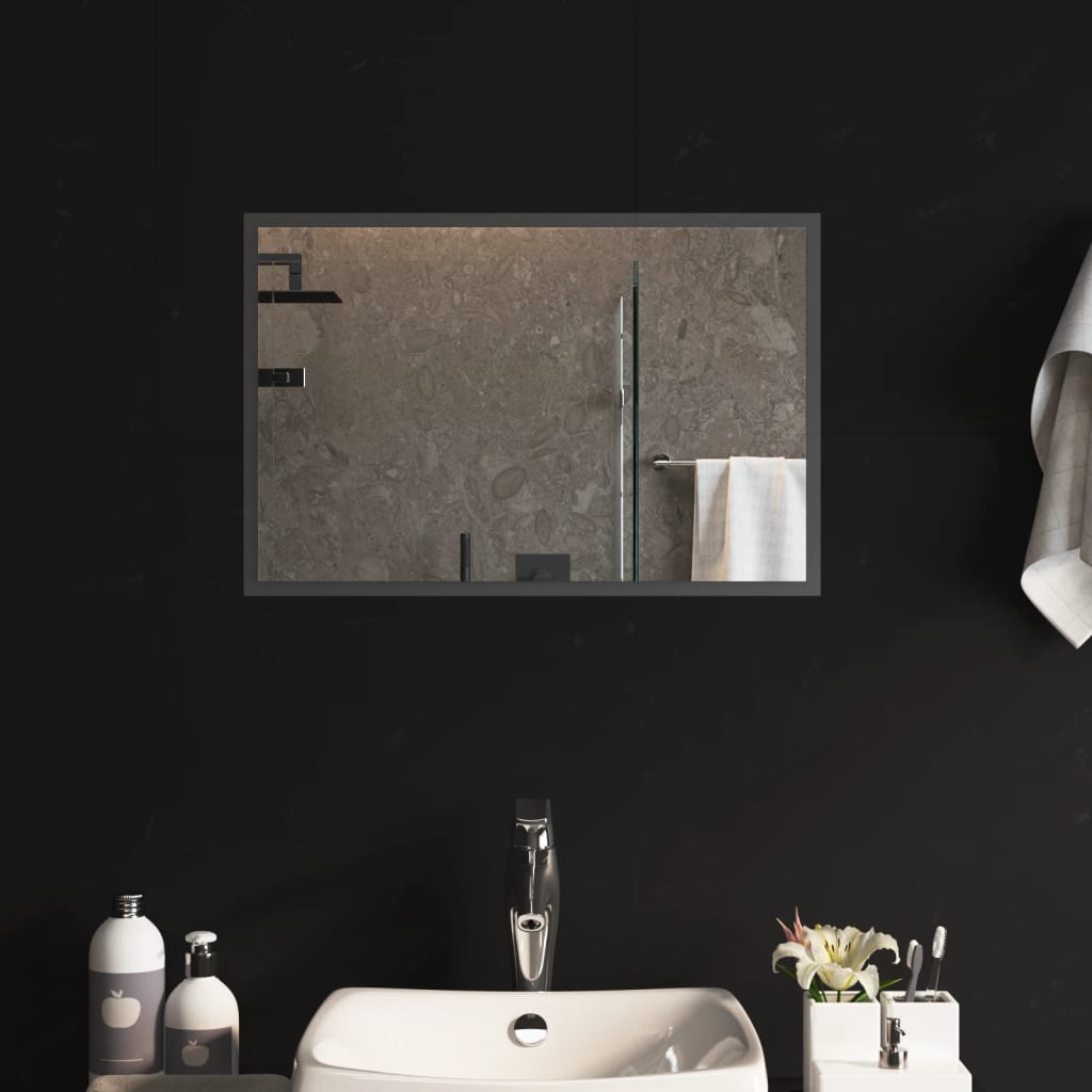 vidaXL Espejo de baño con LED 60x40 cm
