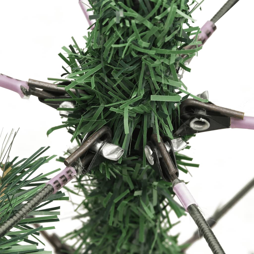 vidaXL Árbol de Navidad artificial con piñas y bayas 120 cm