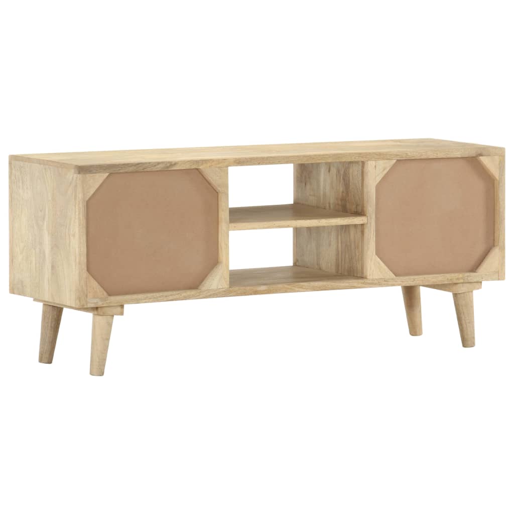 vidaXL Mueble para la TV madera maciza de mango 110x30x45 cm