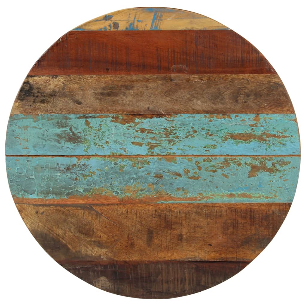 vidaXL Tablero de mesa redonda madera reciclada maciza 60 cm 15-16 mm