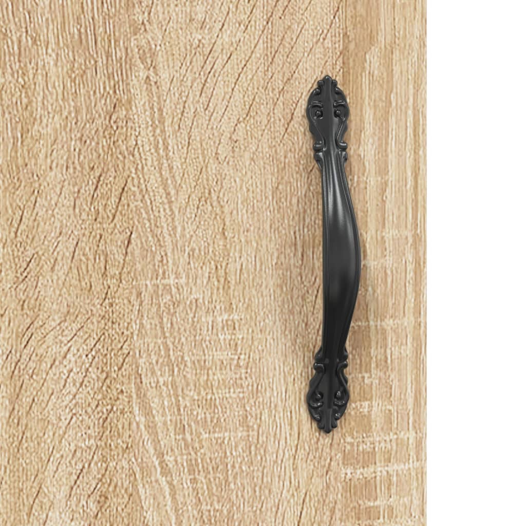 vidaXL Mesita de noche madera de ingeniería roble Sonoma 40x40x50 cm