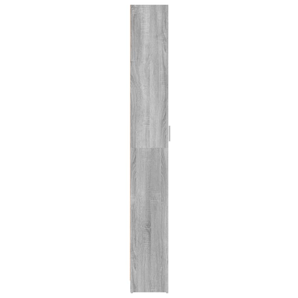 vidaXL Armario de pasillo madera contrachapada gris Sonoma 55x25x189cm