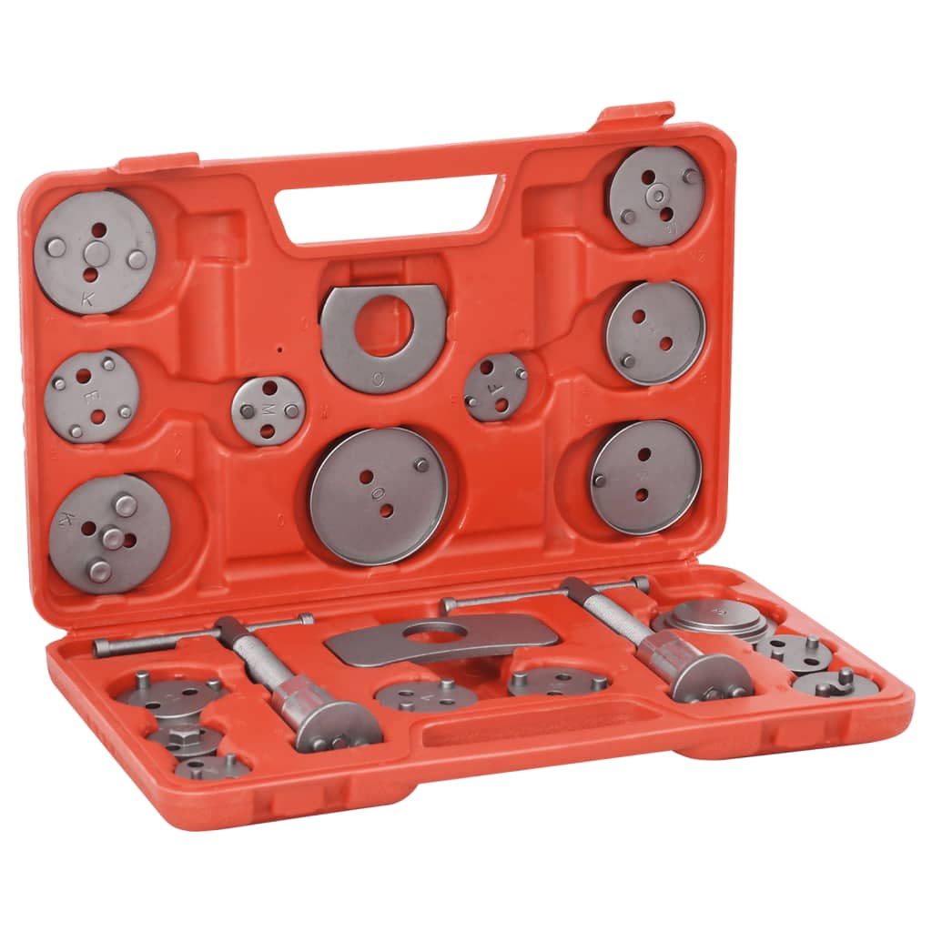 vidaXL Kit de herramientas de rebobinado del pistón de pinza de freno