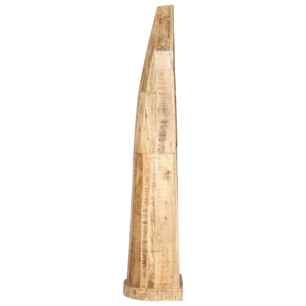 vidaXL Estantería de madera maciza de mango 50x40x180 cm