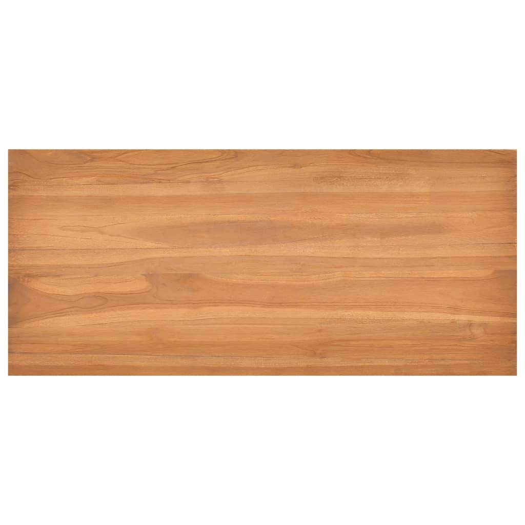 vidaXL Escritorio de madera maciza de teca 100x45x75 cm
