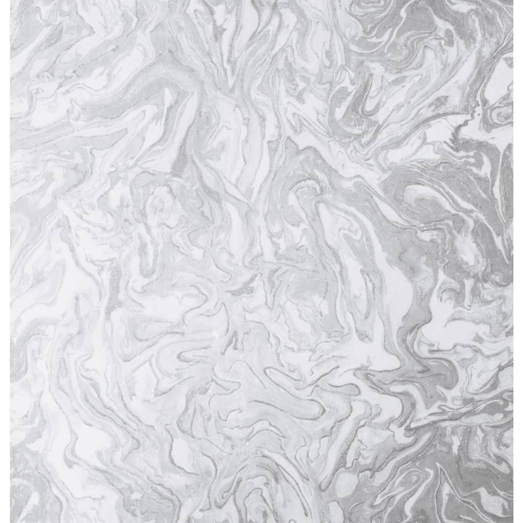 DUTCH WALLCOVERINGS Papel pintado Liquid Marble gris