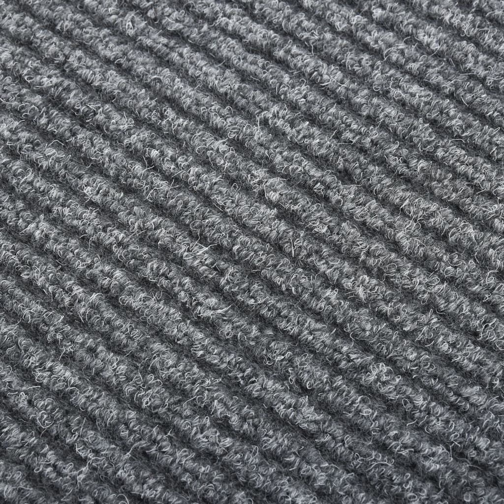 vidaXL Alfombra de pasillo atrapa suciedad 100x400 cm gris