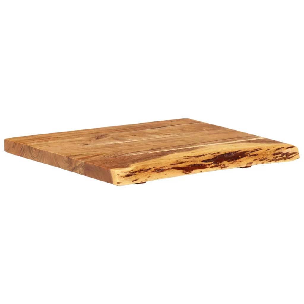 vidaXL Encimera para armario tocador madera maciza acacia 58x52x3,8 cm