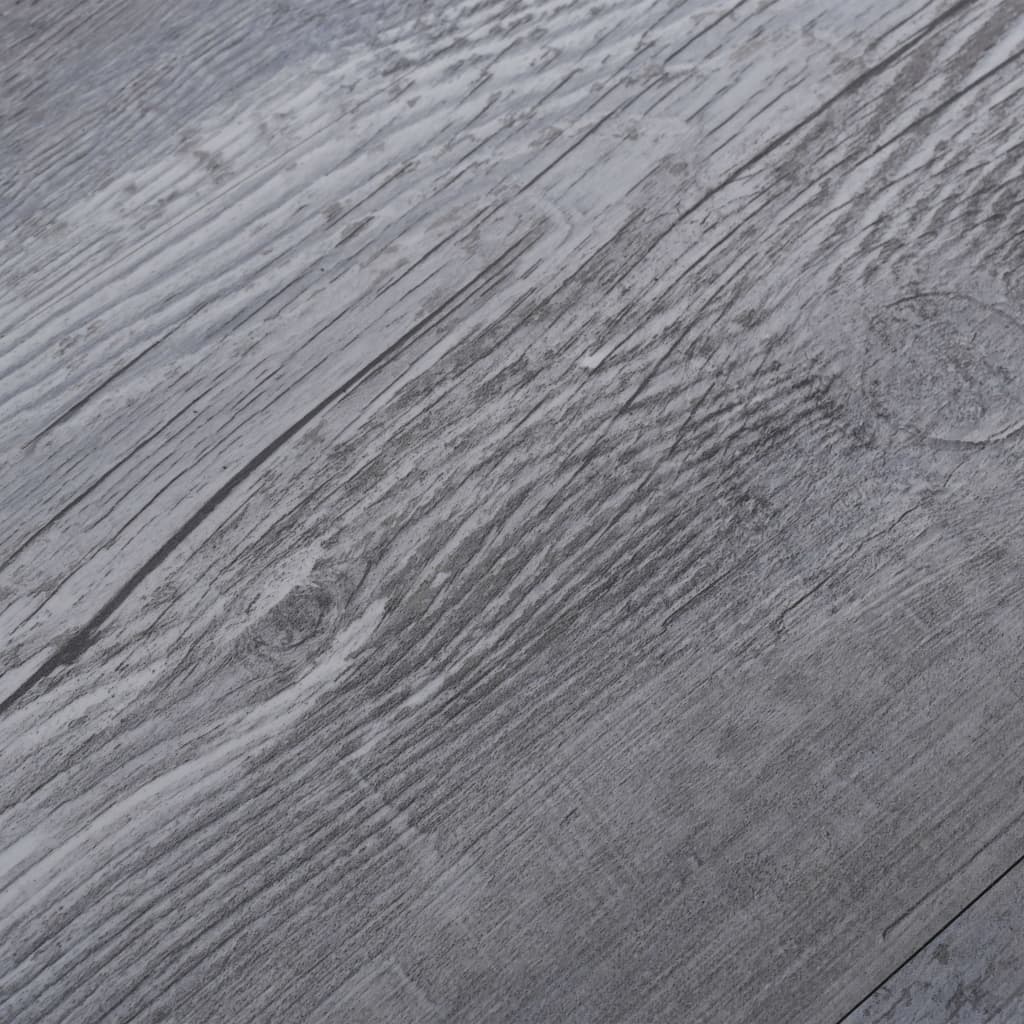 vidaXL Lamas suelo de PVC autoadhesivas madera gris mate 2,51 m² 2 mm
