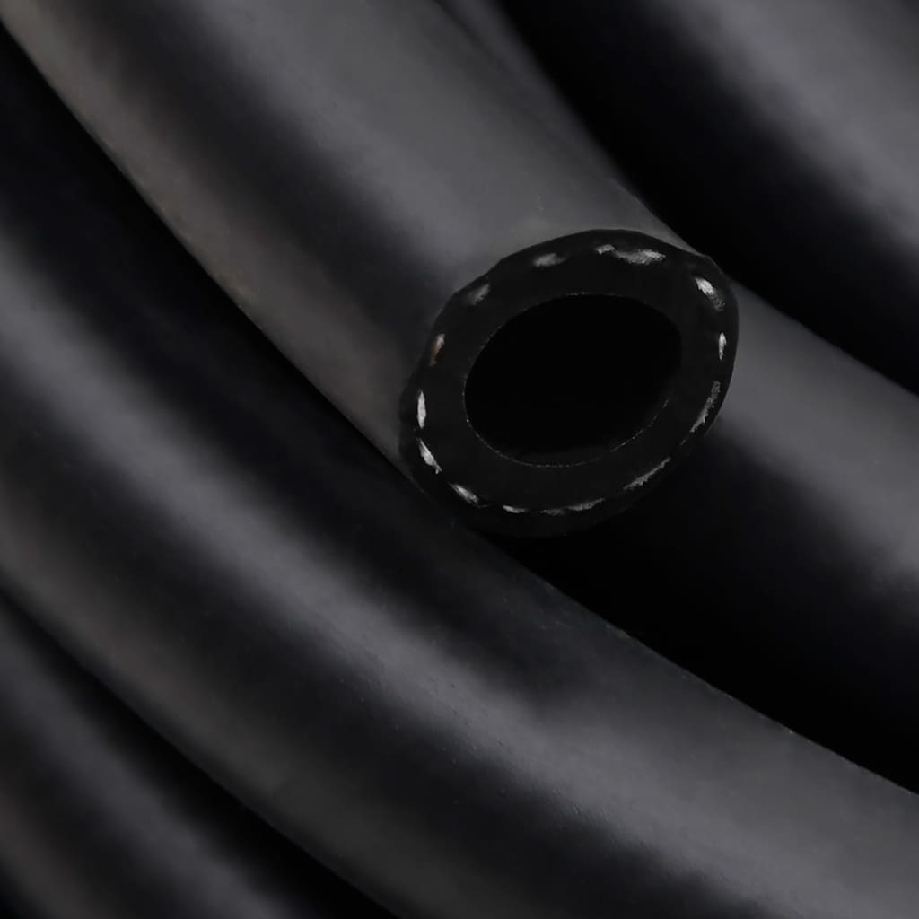 vidaXL Manguera de aire híbrida caucho y PVC negro 15 mm 2 m