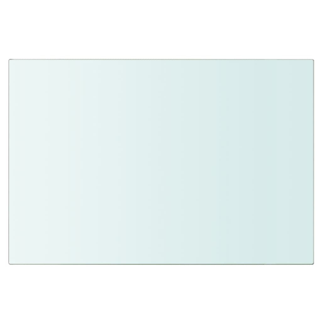 vidaXL Panel de estante vidrio claro 30x20 cm