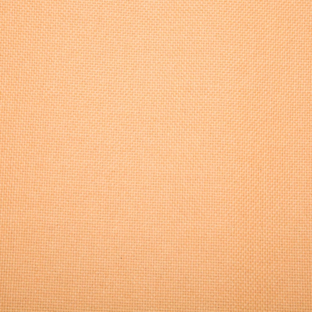 vidaXL Sofá con forma de L tapizado tela naranja 171,5x138x81,5 cm