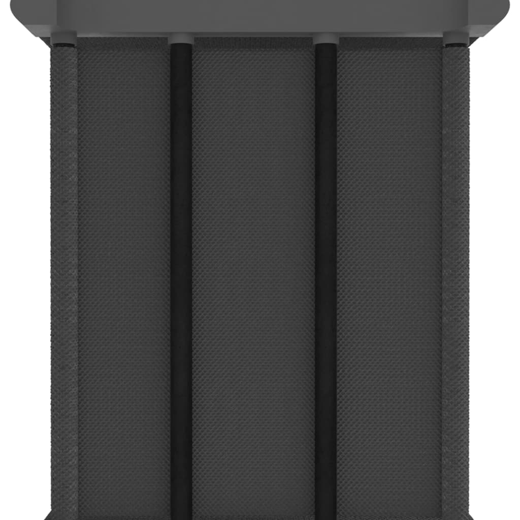 vidaXL Estantería de 9 cubos de tela gris 103x30x107,5 cm