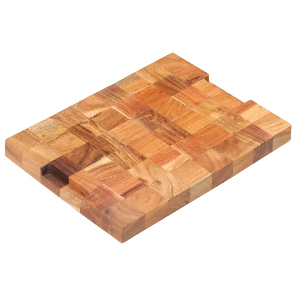vidaXL Tabla de cortar de madera maciza de acacia 40x30x3,8 cm