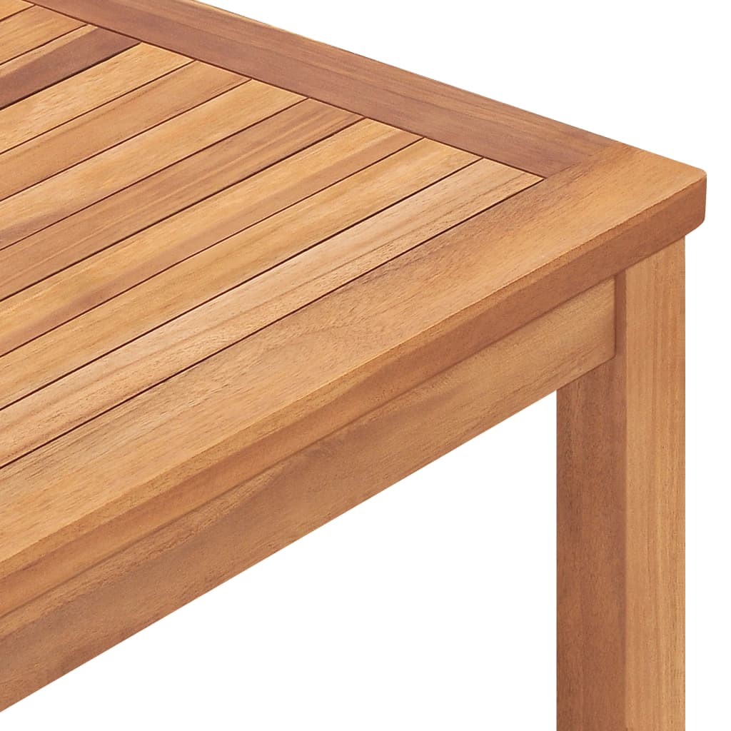 vidaXL Mesa de comedor de jardín madera maciza de teca 160x80x77 cm