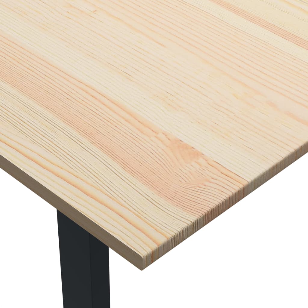 vidaXL Mesa de comedor de madera de pino 180x90x76 cm
