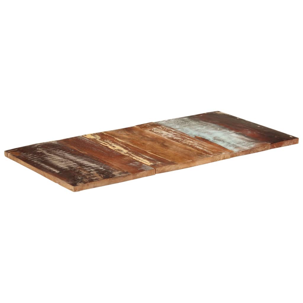 vidaXL Tablero de mesa rectangular madera reciclada 60x120 cm 25-27 mm