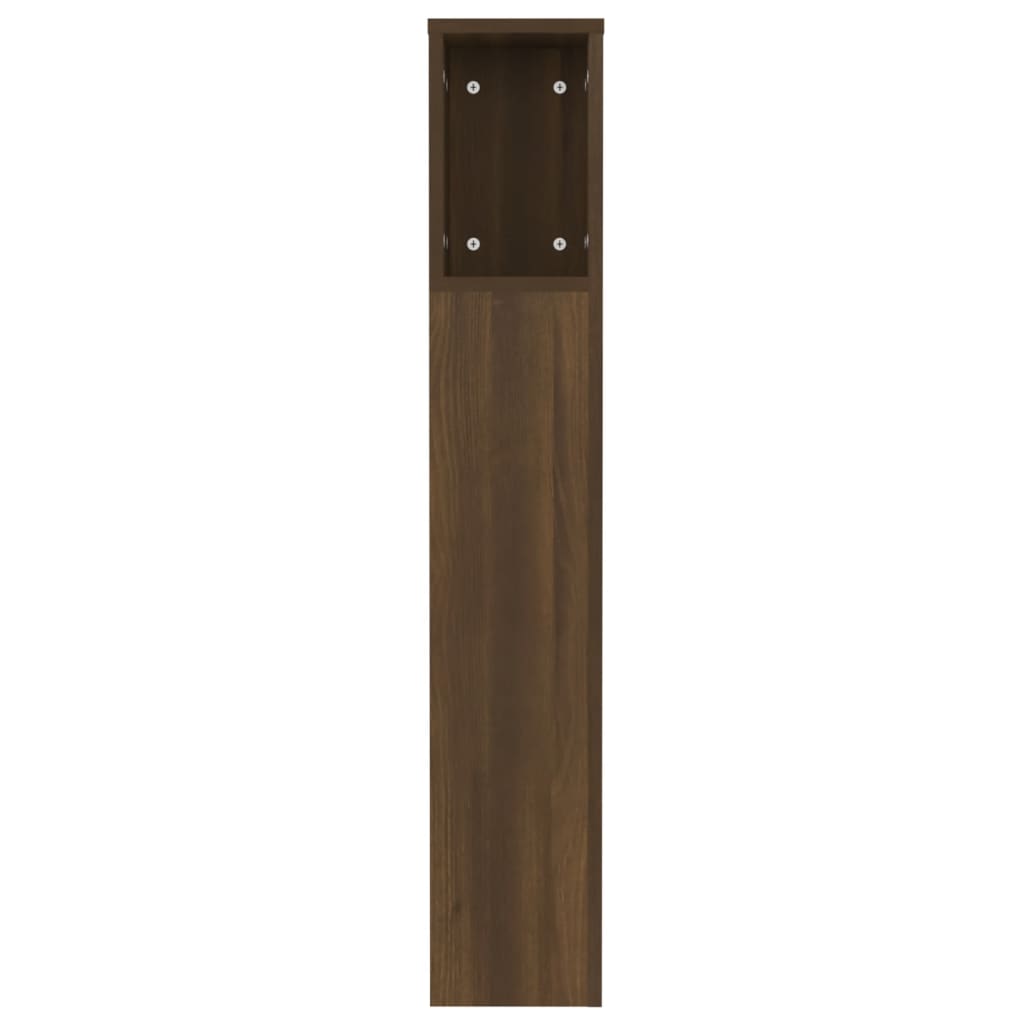 vidaXL Mueble cabecero color roble marrón 120x18,5x102,5 cm