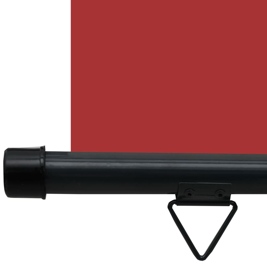 vidaXL Toldo lateral de balcón rojo 160x250 cm