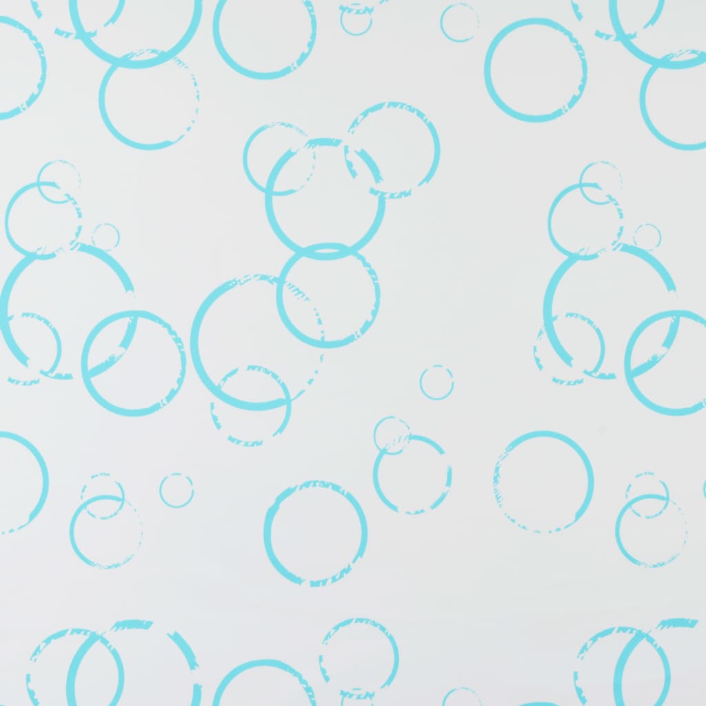vidaXL Persiana enrollable de ducha burbujas 100x240 cm