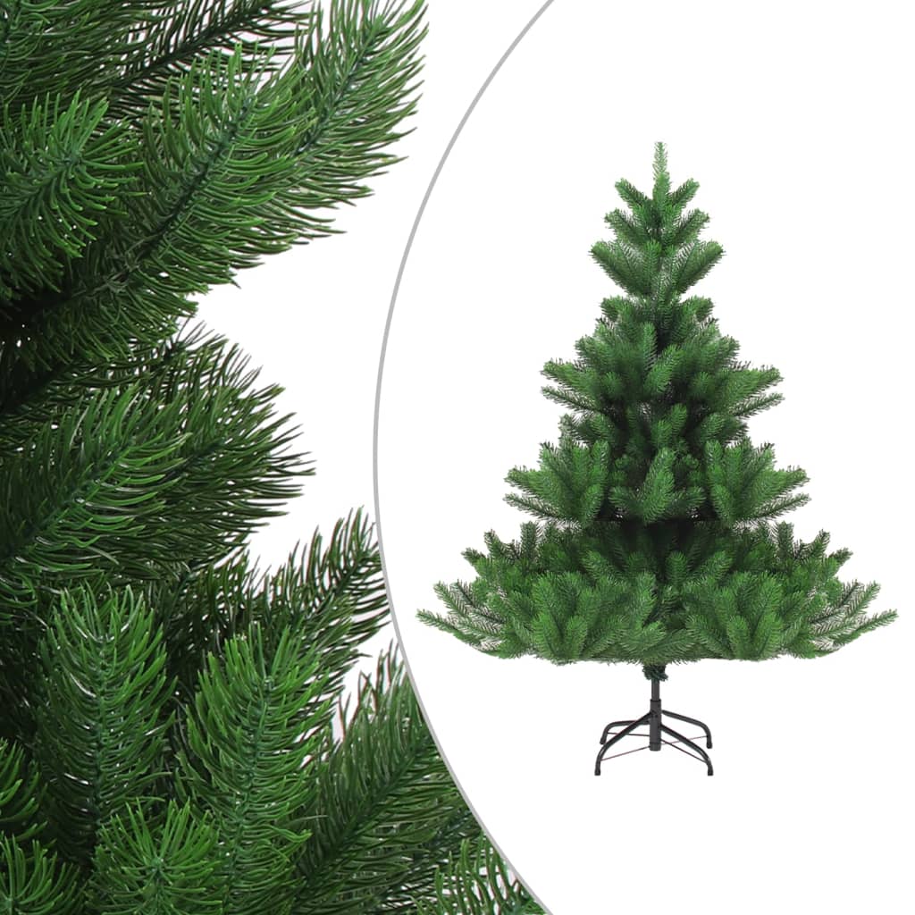 vidaXL Árbol de Navidad abeto Nordmann con LEDs y bolas verde 150 cm