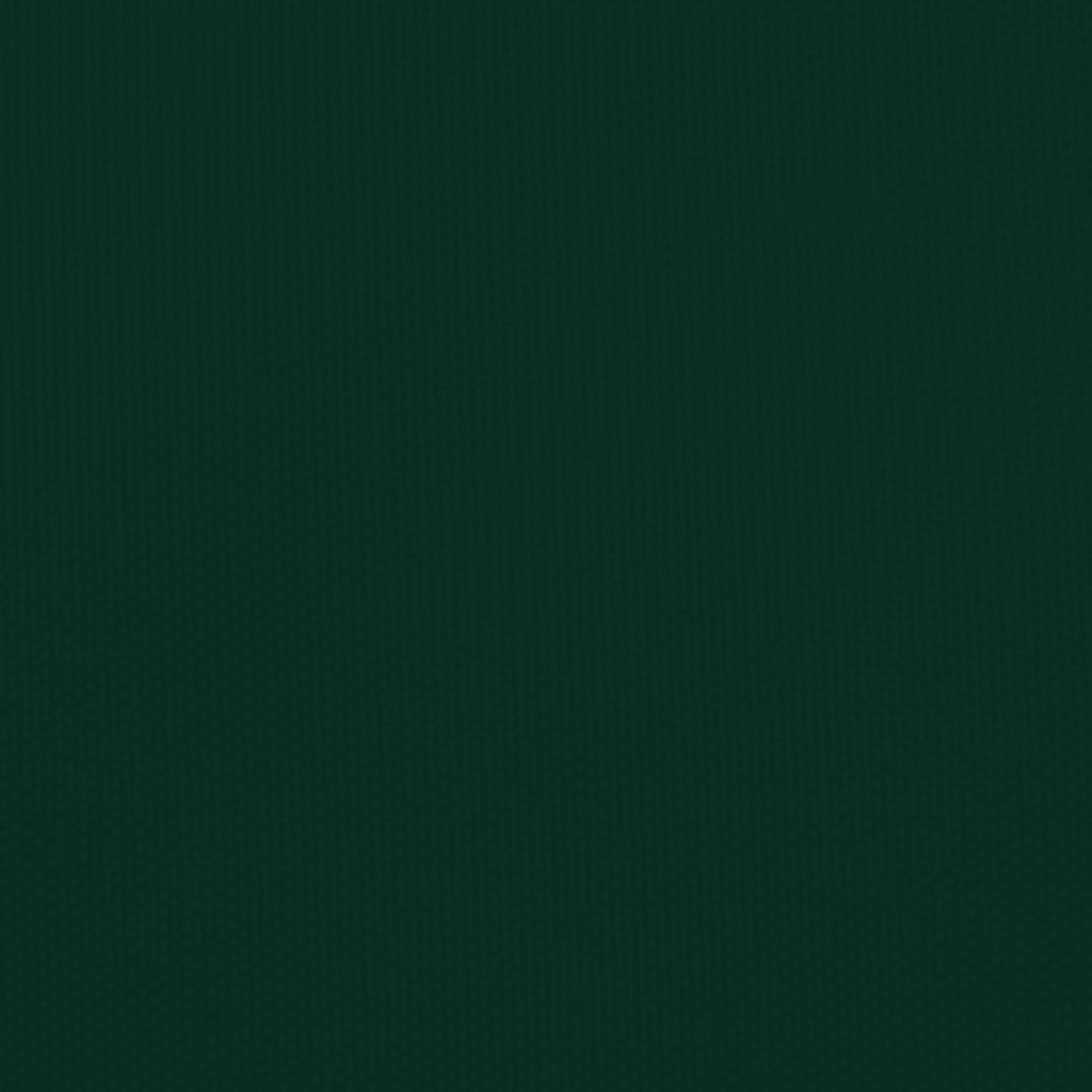 vidaXL Toldo de vela triangular tela Oxford verde oscuro 4x4x4 m