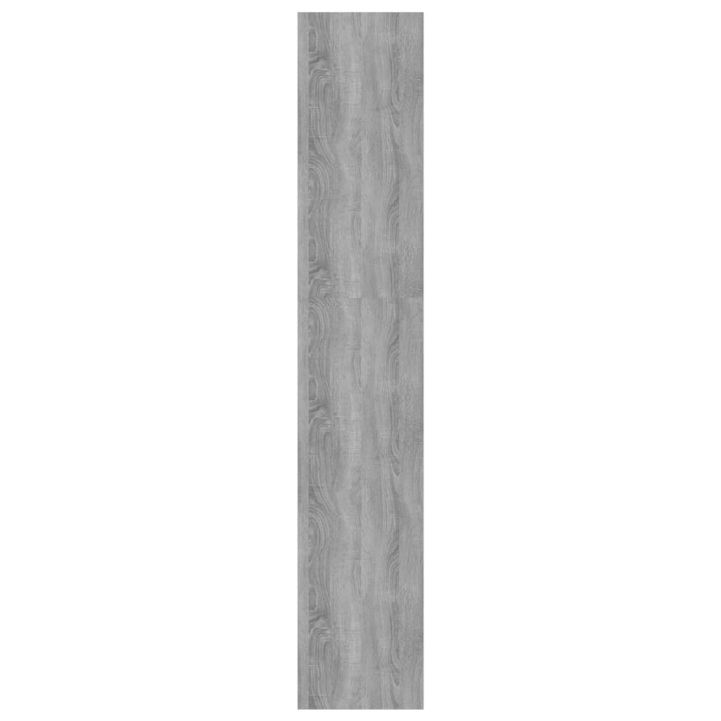 vidaXL Estantería/divisor madera ingeniería gris Sonoma 60x30x166 cm